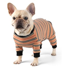 Pawcomon Dog Onesie for After Surgery Recovery Suit Pet Surgical Suit for Female Male Cone E-Collar Alternatives After Spay Abdominal Wounds Protector Dog Anti-Licking Onesie for Small Medium Dogs