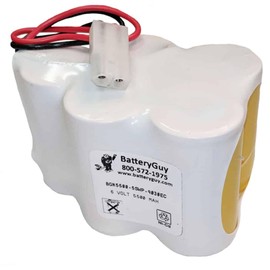 BatteryGuy 6V 5500mAh Nickel Cadmium Battery - BGN5500-5SWP-9030EC (Rechargeable)