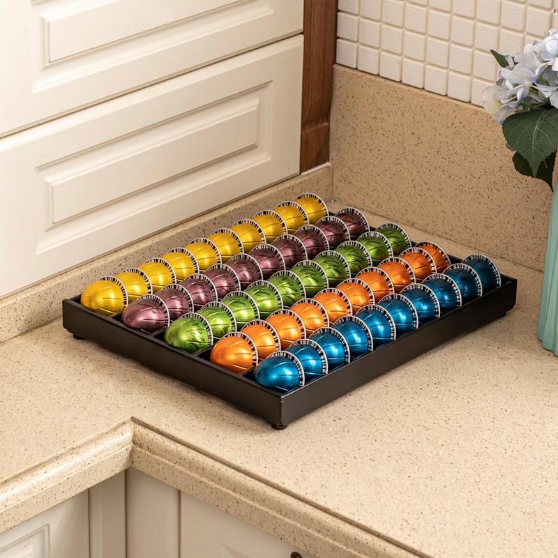 FlagShip Vertuo Pod Holder Drawer Insert Counter for Nespresso Pod