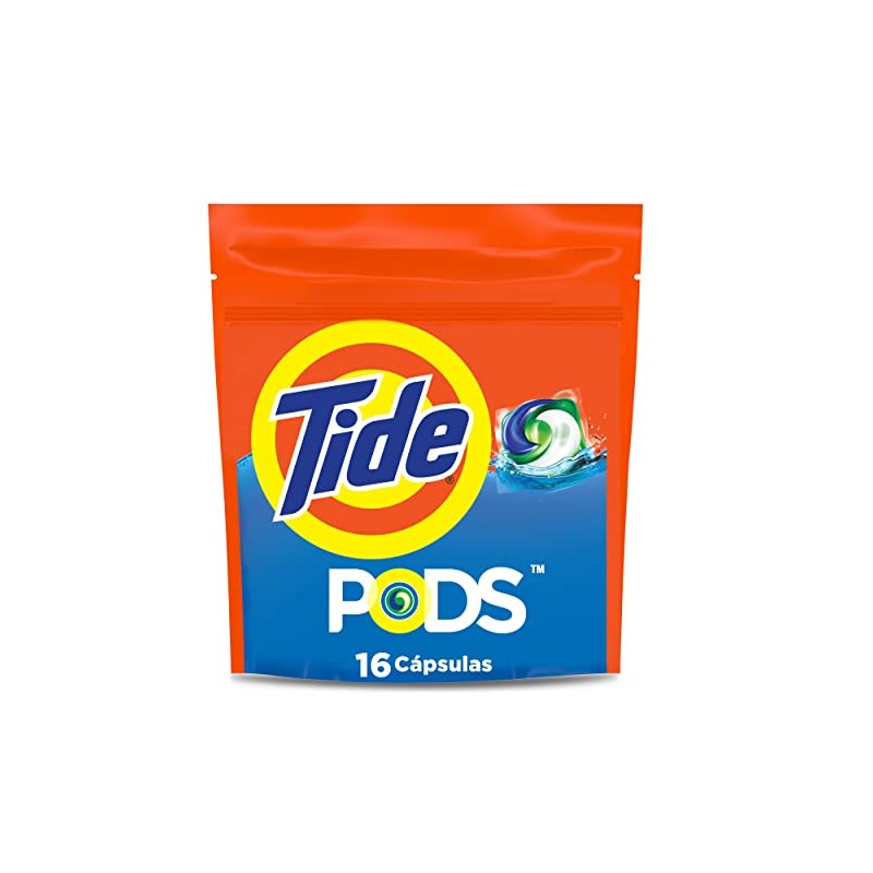 Tide Detergente En Cápsulas Pods, Para Ropa Blanca Y De