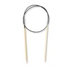 Prym 60 cm x 3.50 mm Circular Knitting Pins, Bamboo