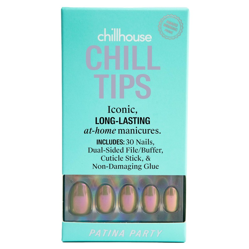 Chillhouse Kit De Uñas Chill Tips Press On -(Ovaladas)- 24
