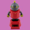 Freak Scene Dashboard Wobble Figure Robot Red Grey Solar Bot
