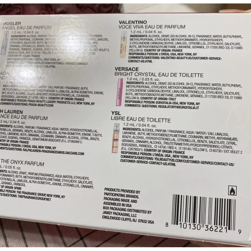 Macy's 2024 Woman 18-Pc. Favorite Scents Perfume Samples Set