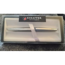 Sheaffer NIB SHEAFFER Sentinel - Green Ballpoint Pen - Black Ink Silver Trim E23215151DC