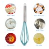 sourcing map Egg Whisk Stainless Steel Whisk Mixer Kitchen Utensil