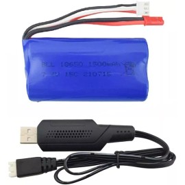 7.4V 1500mah Lithium Battery with USB Charging Cable for UD1601 UD1602 SG1603 SG