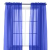 Elegant Comfort 2-Piece Sheer Panel with 2inch Rod Pocket -