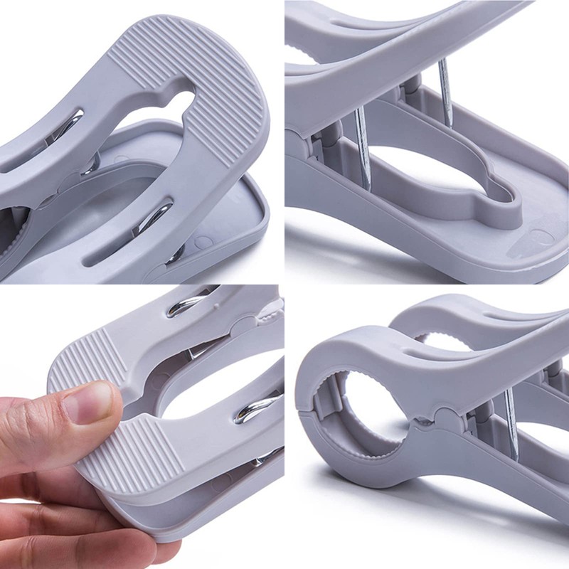 Zhailyn Beach Towel Clips, Clothes Pegs, 9Pcs Double Large Clothes