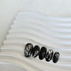 Mother of Pearl Butterfly Handmade Nail Tips - Long Point