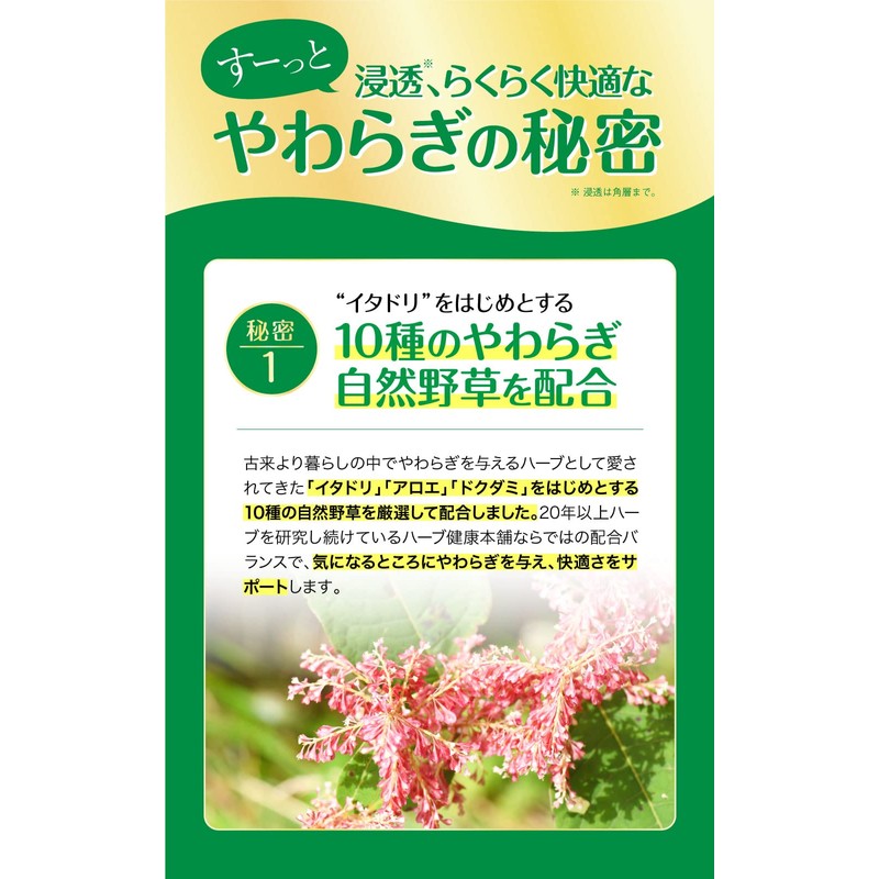 ハーブ健康本舗 イタドルンS 50g ジェルクリーム [ コラーゲン ヒアルロン酸イタドリ 10種の自然野草 配合 国内製造