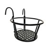 Levemolo Balcony Hanging Planter Baskets Durable Metal Railing Planter Stand