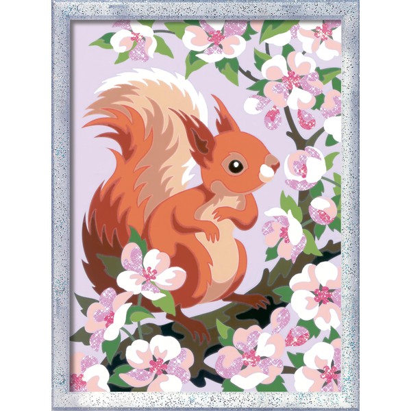 Ravensburger CreArt 20064 - Curious Squirrel - Paint by Numbers