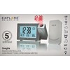 EXPLORE SCIENTIFIC Weather Forecast RPW3008 Dual Snooze Alarm Silver