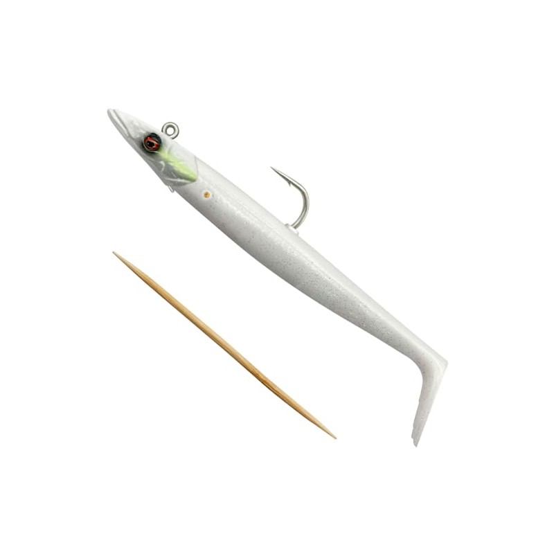 Savage Gear Sandeel V2 14cm 33g White Pearl Sinking Lure