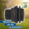 tecuro Push-in universal tank screw connection tank feed-through for tanks