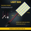 YongMing 24-LED 5050 White LED Room Lamp Dome Light with