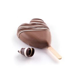 Silikomart Silicone Easy Ice Cream Bar Mold, Set of 2, Hearts