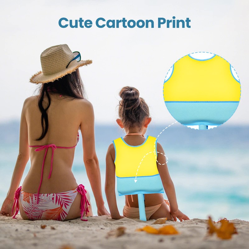 Kids Swim Vest with Adjustable Safety Straps for Ages 1-3