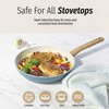 GoodCook Healthy Ceramic Titanium-Infused 12” Fry Pan, Light Blue –