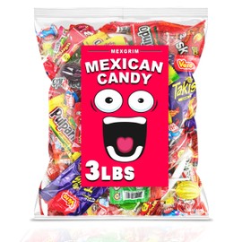 Mexican Candy Variety Pack, 3lbs Bulk Mixed Bag Of Dulces Mexicanos, Includes Lollipops, Pulparindo, Assorted Sweet, Spicy, Chamoy, Tamarind, Hispanic Candy Mix For Fiesta Party , Christmas Parties, Care Package And More