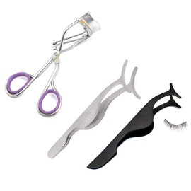 OdontoMed2011 Pack of 3 - Beauty Eyelash Curler and Tweezers