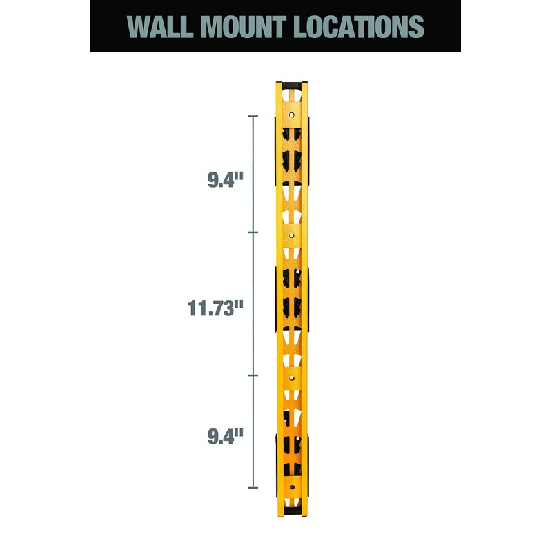 Dewalt 3-Piece Wall Mount Cantilever Wood and Lumber Storage Rack