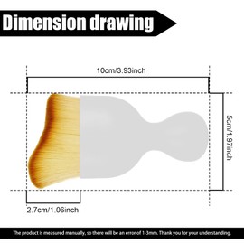 Auto Interior Dust Brush, Soft Car Detailing Brush, Dashboard Air Outlet Gap Dust Removal Brush For Automotive Dashboard, Air Conditioner Vents, Leather, Computer,Dashboard,Scratch Free(White Handle)