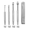 4 PCS Small Hole Gauge Set Ball Type, Full Round