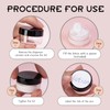 50 Count 3 Gram Sample Containers, Clear Lip Balm Containers