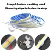 pcning Extremely Bright COB LED Strip 230 V Direct Connection