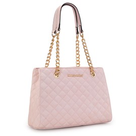 Montana West Tote Bag for Women Quilted Handbags Hobo Shoulder Purse Satchel Black Gift MWC-040PK