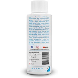 NT Labs Optimus, Concentrated Dechlorinator & Water Conditioner for Freshwater and Marine Aquariums, Detoxifies Ammonia, Nitrite, Nitrate, & Heavy Metals, Suitable for Freshwater and Marine (100ml)