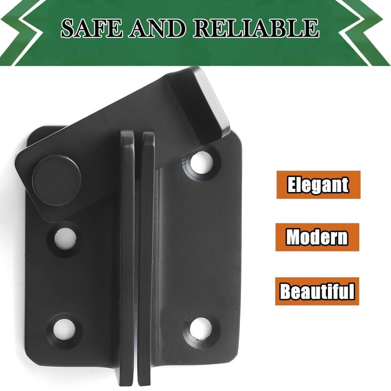 ZiYuya Folding Latch Gate Latch Security Latch Latch for Barn