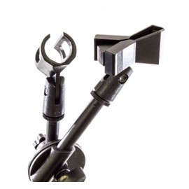 DOUBLE MICROPHONE STAND BOOM MIC ARM Adjustable Over 7' Foot Mike Stage Tripod