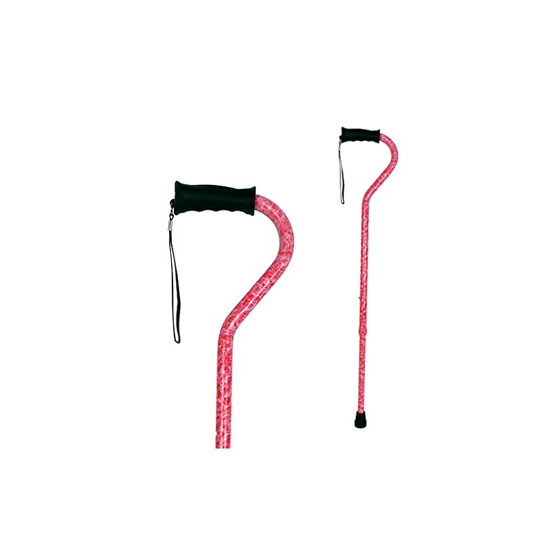 Carex Ergo Offset Cane with Soft Cushioned Handle - Adjustable