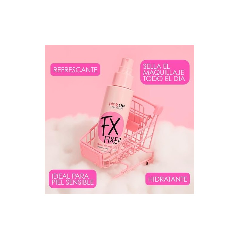 Pink Up Fx Fixer Sella y Prolonga el Maquillaje hasta
