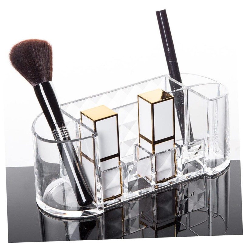 Zerodeko 1pc Makeup Brush Organizer Cosmetic Organizer Sundries Storage Box