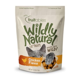 Wildly Natural Cat Treats, Chicken Flavor, 2.5 oz