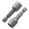 Cjueiom 2pcs 1/4" Quick-Change Hexagon Socket, 8mm Metric Nut Drivers