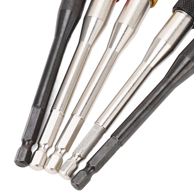 5Pcs Drill Bit Extension 1/4in Hex Shank Magnetic Screwdriver Bit