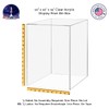 10" x 10" x 15" Clear Acrylic Display Box with