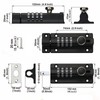 SPARDEE Heavy Duty 4-Digit Combination Locking Bolt – Reinforced Zinc