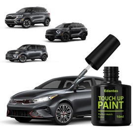Edantas KDG/KDT Gravity Gray Touch Up Paint for Kia Cars, Professional Auto Touch-up Paint Scratch Repair Kit, Automotive Paints Exact Match Compatible with Forte/Sportage/Sorento/Seltos/Soul/Optima