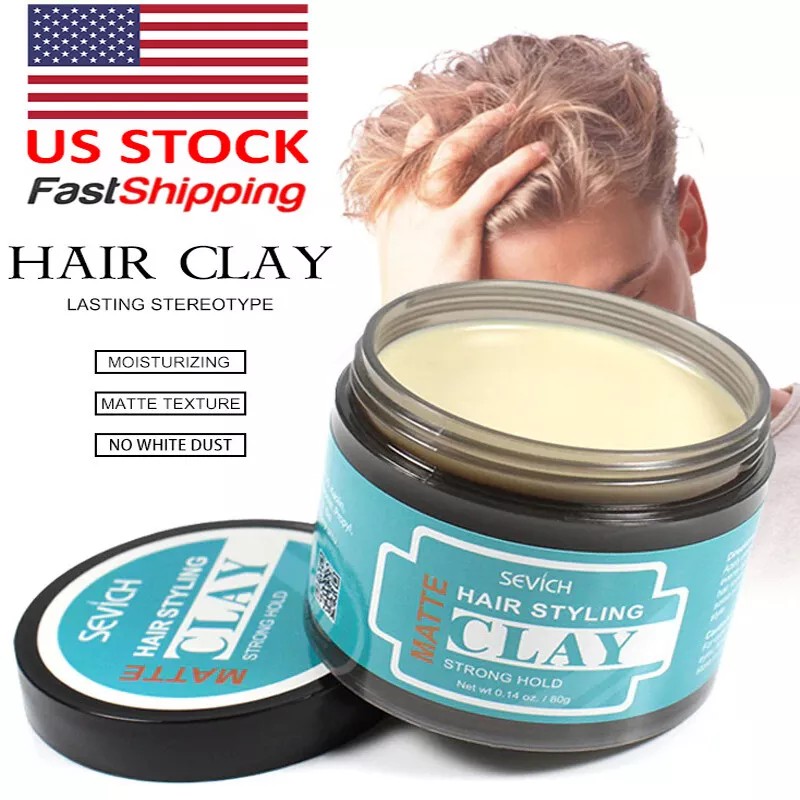 Sevich 80g Hair Styling Matte Hair Clay Strong Hold Moisturizing