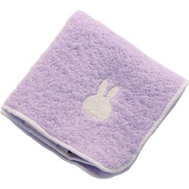 今治タオル ハンカチ クールミッフィー もこもこミニ パープル