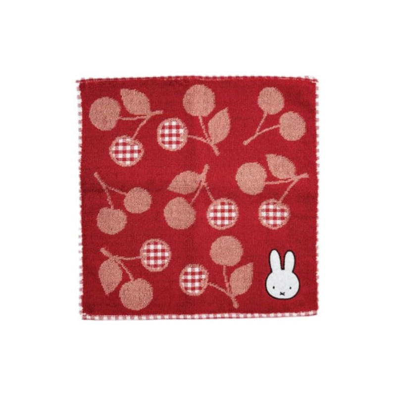 Miffy Mini Towel, Red, Cherry