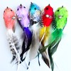 CATENEED Cat Feather Toys Refill, 5 Pieces Cat Wand Attachments