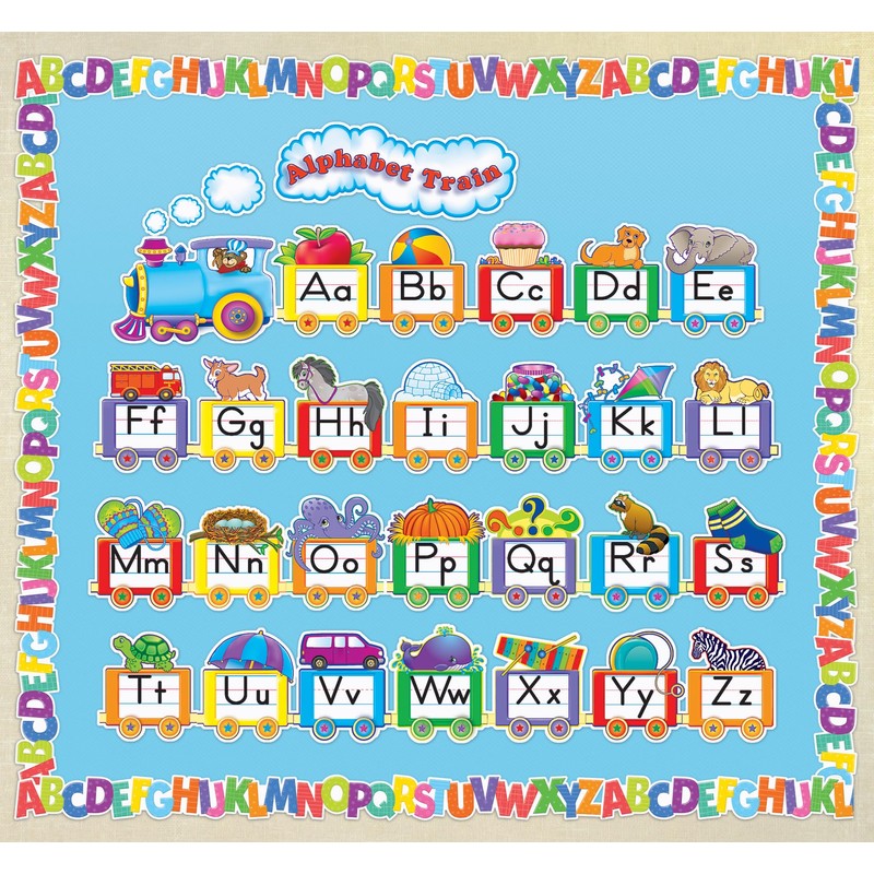 Teacher Created Resources Alphabet Train Bulletin Board Set (TCR4421)