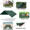 KALINCO Waterproof Camping Tarp Tent Hammock Rain Fly, 10X10FT/10X15FT, Mutifunctional